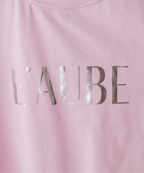 LARUTA(ラルータ)の「【LARUTA】シルケットロゴTシャツ(Tシャツ/カットソー・レディース・ピンク/グレー/オフホワイト/ブラック・FREE)」の12枚目の写真