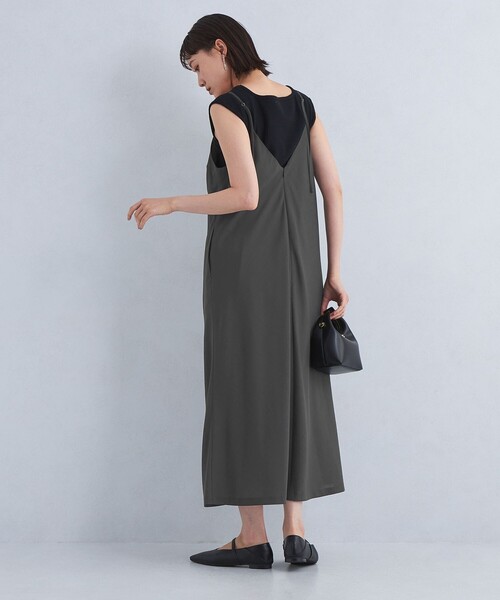 alo オリーブグリーン キャミソール ワイドストラップキャミソール【洗濯機洗い可】（タンクトップ