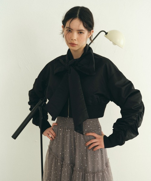 FURFUR（ファーファー）の「【WEB限定カラー】リボンクロップド