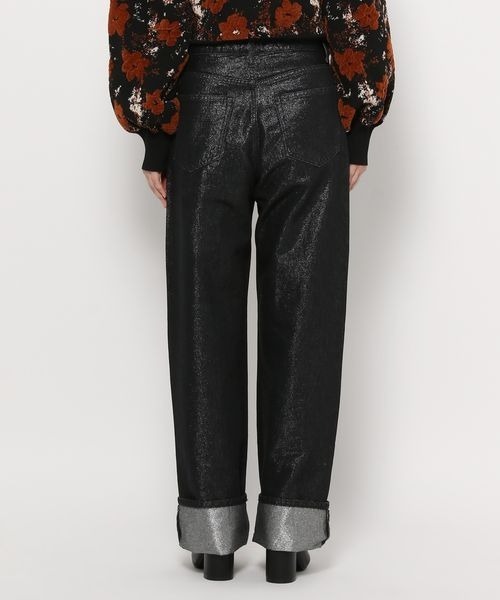 LOWRYS FARM（ローリーズファーム）の「ＣＯＮＥ／オリカエシローライズ　131364（デニムパンツ・レディース・グレー/ブルー・MEDIUM/LARGE）」の15枚目の写真