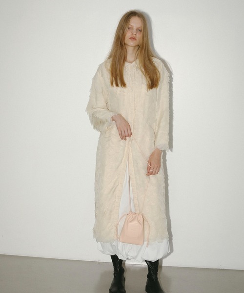 EFOLE（エフォル）の「Logo patch mini shoulder bag / ロゴパッチ ミニ ショルダー バッグ（エコバッグ/サブバッグ・レディース・ピンク系その他/サックスブルー/グリーン/イエロー/オフホワイト・FREE）」の20枚目の写真