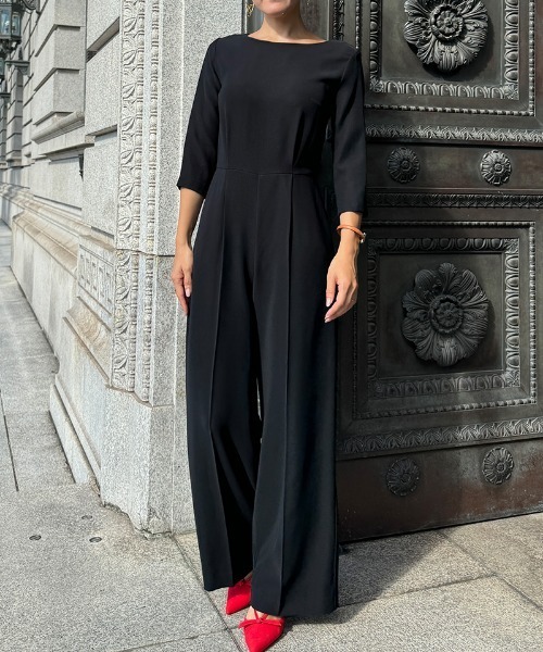 美シルエットオールインワン（つなぎ/オールインワン）｜JENNE