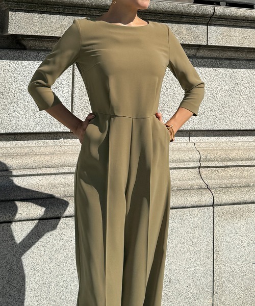 美シルエットオールインワン（つなぎ/オールインワン）｜JENNE