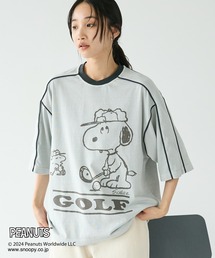 【ユニセックス】PEANUTS/スヌーピー ゲームシャツTEE