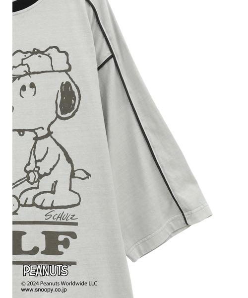 セール】【ユニセックス】PEANUTS/スヌーピー ゲームシャツTEE