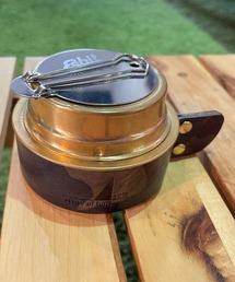 sense of fun sola（センスオブファンソラ）の「アルコールストーブカバー 迷彩柄イタリアンレザー（アウトドアグッズ）」