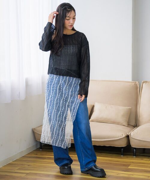 casita(RETRO GIRL)(カシータ)の「レイヤードラップベルト(スカート・レディース・その他1/その他2/その他3/ブラック系その他/ブラック・ONE SIZE)」の10枚目の写真