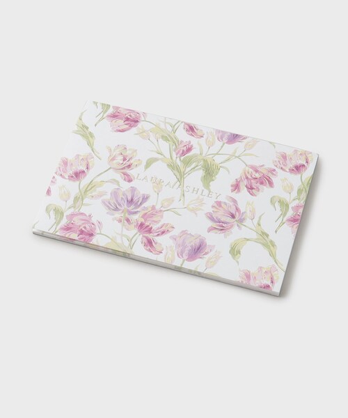 LAURA ASHLEY（ローラアシュレイ）の「ローラ アシュレイ 一筆箋（手帳/メモ帳・レディース・ライトパープル/ブルー系5・00）」の2枚目の写真