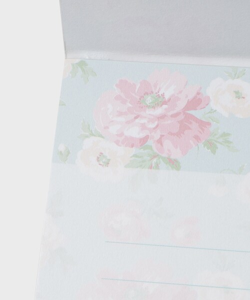 LAURA ASHLEY（ローラアシュレイ）の「ローラ アシュレイ 一筆箋（手帳/メモ帳・レディース・ライトパープル/ブルー系5・00）」の7枚目の写真