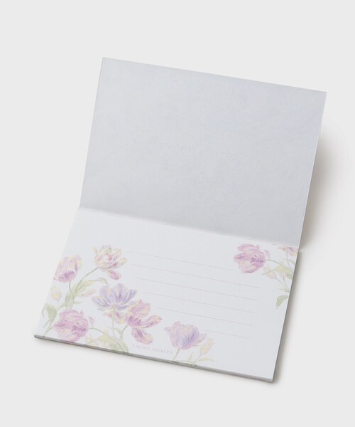 LAURA ASHLEY（ローラアシュレイ）の「ローラ アシュレイ 一筆箋（手帳/メモ帳・レディース・ライトパープル/ブルー系5・00）」の5枚目の写真