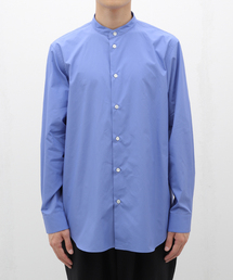 ATON | ATON (エイトン) SUVIN BORAD BAND COLLAR SHIRT BLAGCW0003(シャツ/ブラウス)