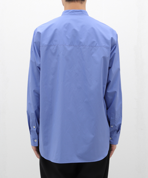 ATON（エイトン）の「ATON (エイトン) SUVIN BORAD BAND COLLAR SHIRT BLAGCW0003（シャツ/ブラウス・メンズ・ブルー系その他/ネイビー・6/4）」の13枚目の写真