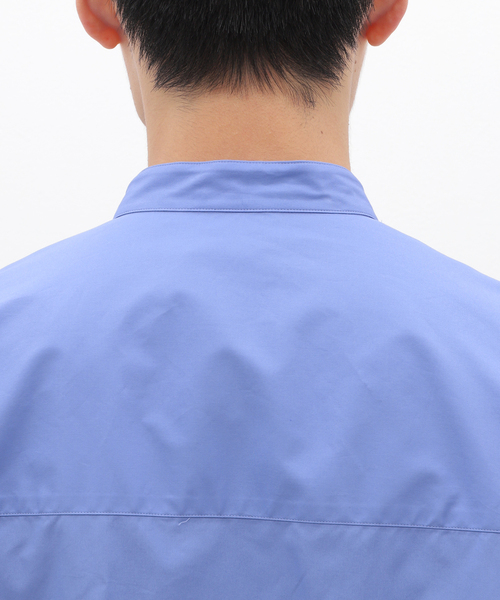 ATON（エイトン）の「ATON (エイトン) SUVIN BORAD BAND COLLAR SHIRT BLAGCW0003（シャツ/ブラウス・メンズ・ブルー系その他/ネイビー・6/4）」の11枚目の写真