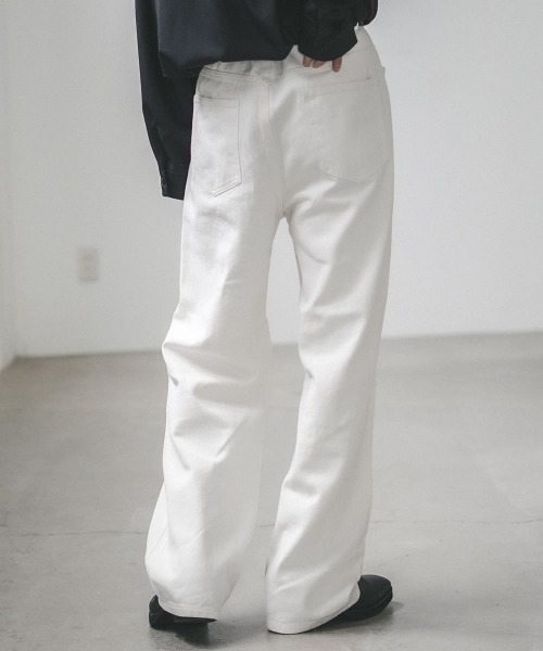 Shoowtime(ショウタイム)の「ハードクラッシュホワイトデニムパンツ(デニムパンツ・メンズ・ホワイト・SMALL/MEDIUM/X-LARGE/LARGE)」の6枚目の写真