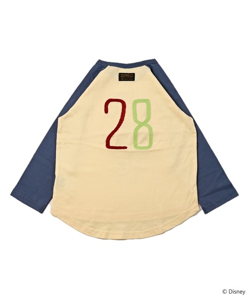Disney(ディズニー)の「【Disney】ミッキーマウス/ラグランカットソー(Tシャツ/カットソー・キッズ・オフホワイト/ピンク・150/140/130/120/110/100/95/90/80)」の3枚目の写真