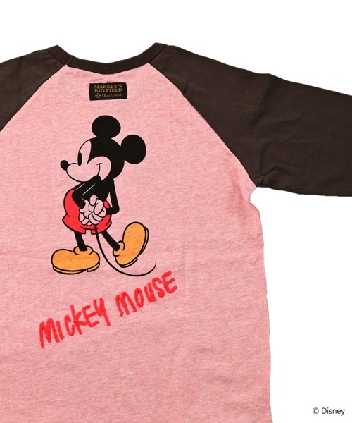 Disney(ディズニー)の「【Disney】ミッキーマウス/ラグランカットソー(Tシャツ/カットソー・キッズ・オフホワイト/ピンク・150/140/130/120/110/100/95/90/80)」の9枚目の写真