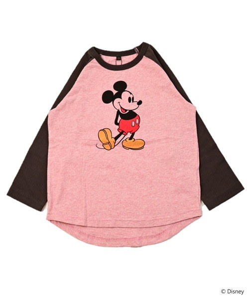 Disney(ディズニー)の「【Disney】ミッキーマウス/ラグランカットソー(Tシャツ/カットソー・キッズ・オフホワイト/ピンク・150/140/130/120/110/100/95/90/80)」の10枚目の写真
