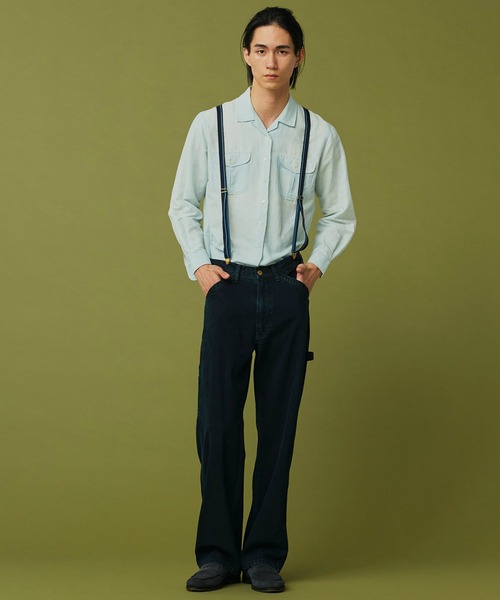 Lee（リー）の「Lee/リー【ユニセックス】DUNGAREES ペインターパンツ（その他パンツ・メンズ・ストライプ/ブルー系その他・X-LARGE/LARGE/MEDIUM/SMALL）」の7枚目の写真