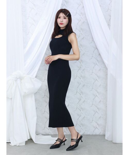 EATME(イートミー)の「ストラップミュールパンプス(パンプス・レディース・ブラック/アイボリー/シルバー/ブルー・L/M/S)」の5枚目の写真