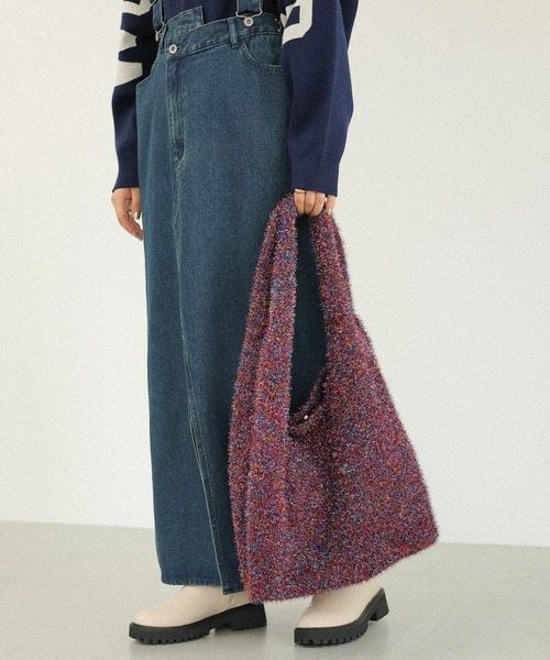 セール】ラメニットショルダー 132582（ショルダーバッグ）｜LEPSIM