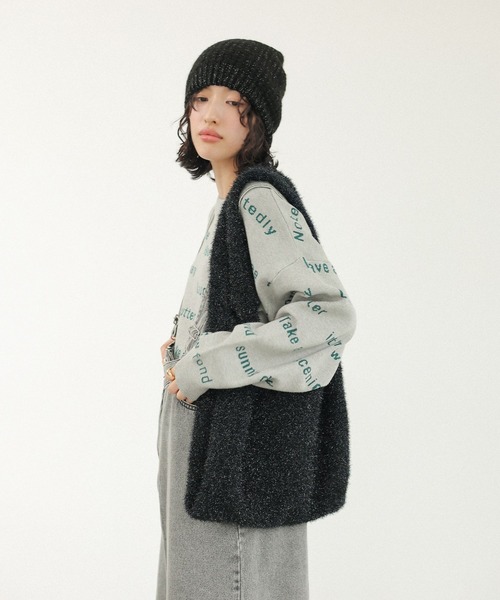 セール】ラメニットショルダー 132582（ショルダーバッグ）｜LEPSIM