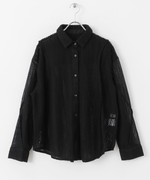 URBAN RESEARCH Sonny Label(アーバンリサーチサニーレーベル)の「ルーズレースシャツ(シャツ/ブラウス・レディース・ベージュ/オフホワイト/ブラック・FREE)」の17枚目の写真