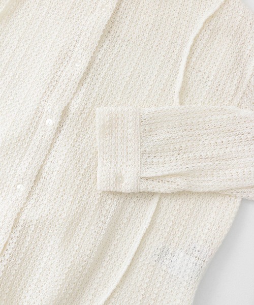 URBAN RESEARCH Sonny Label(アーバンリサーチサニーレーベル)の「ルーズレースシャツ(シャツ/ブラウス・レディース・ベージュ/オフホワイト/ブラック・FREE)」の6枚目の写真