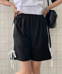 サイドリボンスウェットショーツ