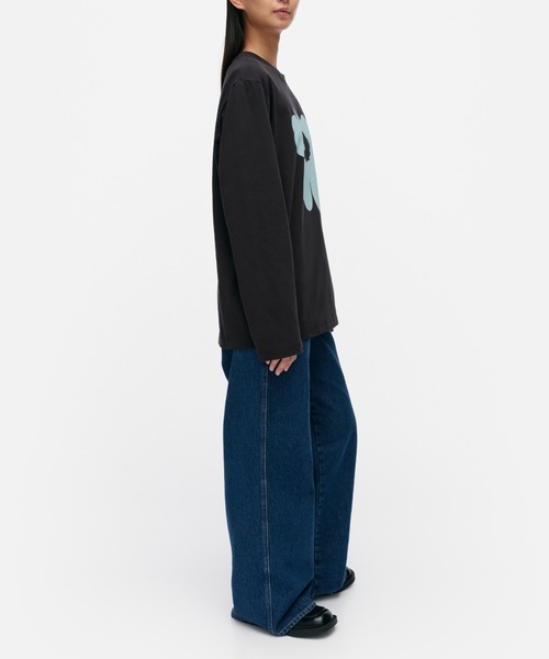 marimekko（マリメッコ）の「【ASIA　EXCLUSIVE】《kioski》Unikko /  Biitti jersey ii　 sweatshirt（スウェット・レディース・ライトブルー・X-SMALL/SMALL/MEDIUM/LARGE）」の2枚目の写真