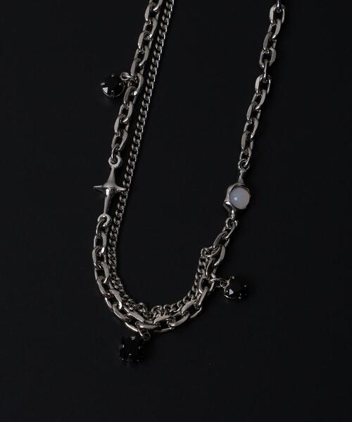 WEGO(ウィゴー)の「WEGO/MモチーフMIXチェーンネックレス(ネックレス・メンズ・その他1/その他2/その他3・FREE)」の10枚目の写真