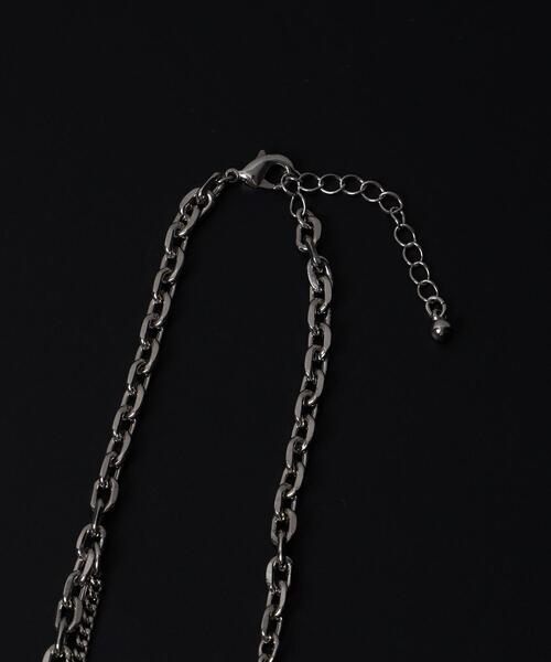 WEGO(ウィゴー)の「WEGO/MモチーフMIXチェーンネックレス(ネックレス・メンズ・その他1/その他2/その他3・FREE)」の6枚目の写真