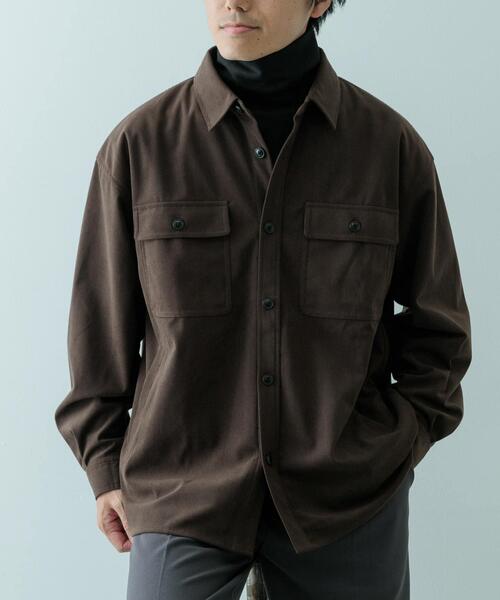 ITEMS URBANRESEARCH（アイテムズ アーバンリサーチ）の「コーデュロイ CPOジャケット（その他アウター・メンズ・ブラック/ブラウン・MEDIUM/LARGE）」の2枚目の写真