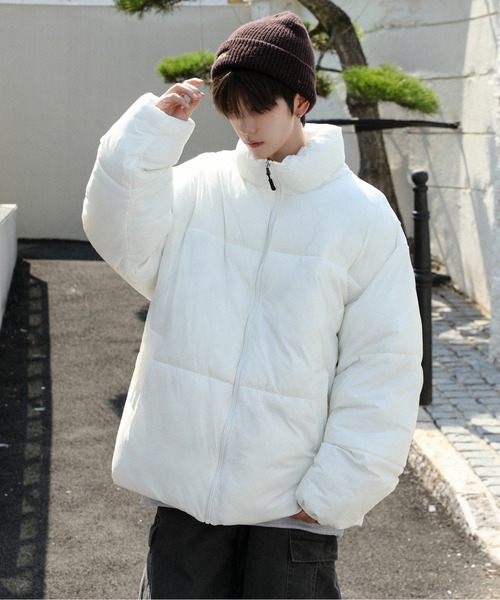 セール】【neos】ルーズシルエット スタンドネック 中綿 ZIP