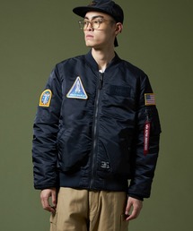 ジャケット・アウター ALPHA INDUSTRIES POPEYE MA1 Alpha Industries ALPHA アルファ POPEYE ポパイ MA1 TA0482 L