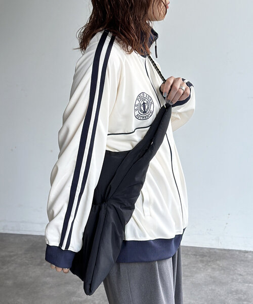 U.S. POLO ASSN.(ユーエスポロアッスン)の「【U.S. POLO ASSN.】トラックジャケット(ブルゾン・レディース・アイボリー/ネイビー/ブラウン・LARGE/MEDIUM)」の10枚目の写真
