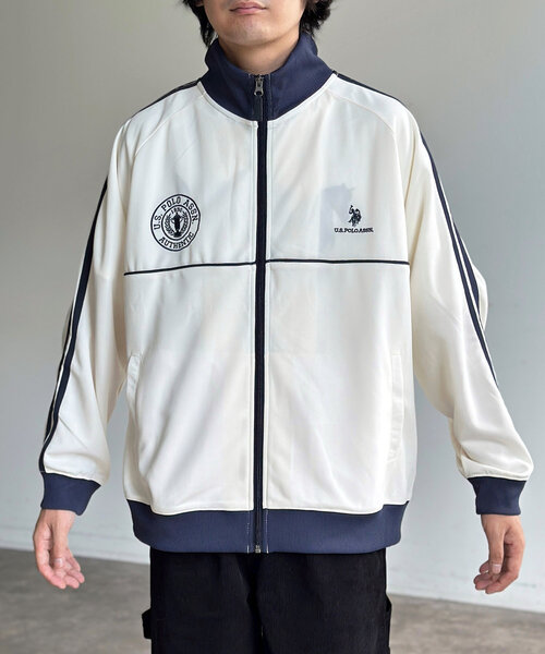 U.S. POLO ASSN.(ユーエスポロアッスン)の「【U.S. POLO ASSN.】トラックジャケット(ブルゾン・レディース・アイボリー/ネイビー/ブラウン・LARGE/MEDIUM)」の16枚目の写真