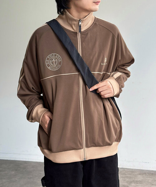 U.S. POLO ASSN.(ユーエスポロアッスン)の「【U.S. POLO ASSN.】トラックジャケット(ブルゾン・レディース・アイボリー/ネイビー/ブラウン・LARGE/MEDIUM)」の22枚目の写真