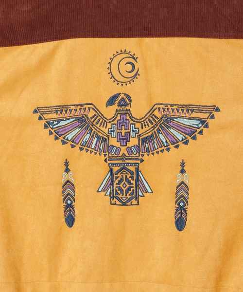 チャイハネ（チャイハネ）の「【チャイハネ】イーフェMEN'Sパッチワークジャケット（ブルゾン・メンズ・マスタード/カーキ/ベージュ・FREE）」の10枚目の写真