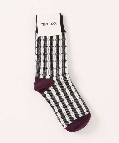 mosox（モソックス）の「【mosox】韓国風レトロソックス（ソックス/靴下・レディース・ブラック/イエロー/グレー/ライトグリーン/ピンク・FREE）」の11枚目の写真