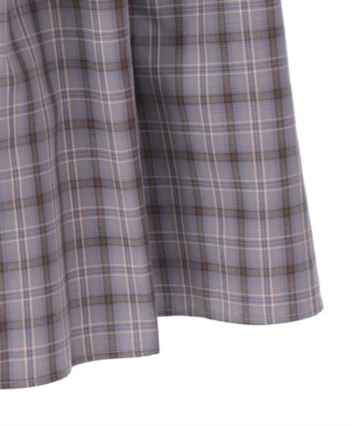 バックリボンチェック柄ジャンパースカート（ジャンパースカート）｜axes femme（アクシーズファム）