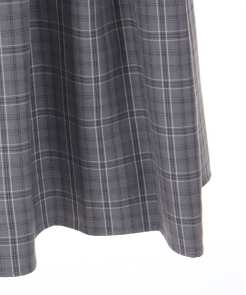 バックリボンチェック柄ジャンパースカート（ジャンパースカート）｜axes femme（アクシーズファム）