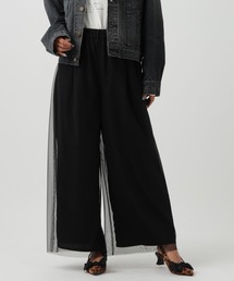 BAYFLOW | [トレンドのチュール素材]シアーレイヤードパンツ(その他パンツ)