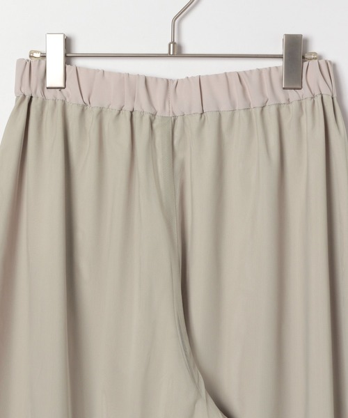 BAYFLOW（ベイフロー）の「[トレンドのチュール素材]シアーレイヤードパンツ（その他パンツ・レディース・ブラック/グレイッシュベージュ・SMALL/MEDIUM）」の14枚目の写真