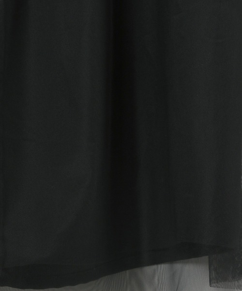 BAYFLOW（ベイフロー）の「[トレンドのチュール素材]シアーレイヤードパンツ（その他パンツ・レディース・ブラック/グレイッシュベージュ・SMALL/MEDIUM）」の16枚目の写真