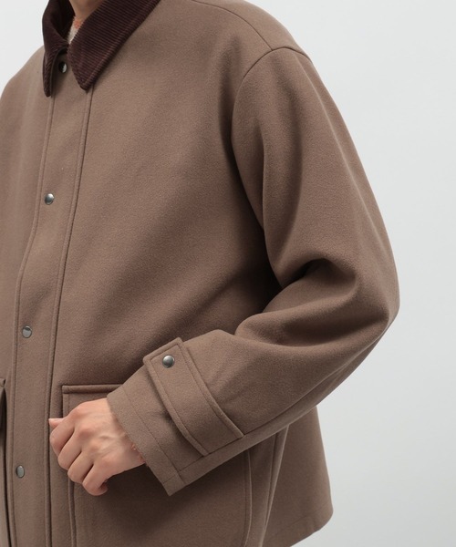 LAKOLE（ラコレ）の「ウーリーテックハンティングジャケット / 116711（ブルゾン・メンズ・ブラック/グレイッシュベージュ/グレー/グリーン・MEDIUM/LARGE/X-LARGE）」の18枚目の写真