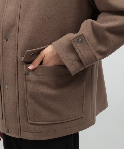 LAKOLE（ラコレ）の「ウーリーテックハンティングジャケット / 116711（ブルゾン・メンズ・ブラック/グレイッシュベージュ/グレー/グリーン・MEDIUM/LARGE/X-LARGE）」の19枚目の写真