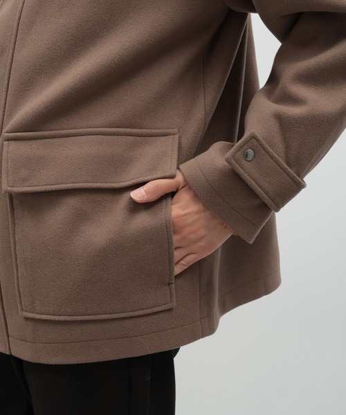 LAKOLE（ラコレ）の「ウーリーテックハンティングジャケット / 116711（ブルゾン・メンズ・ブラック/グレイッシュベージュ/グレー/グリーン・MEDIUM/LARGE/X-LARGE）」の20枚目の写真