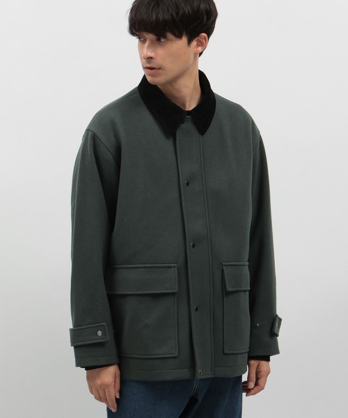 LAKOLE（ラコレ）の「ウーリーテックハンティングジャケット / 116711（ブルゾン・メンズ・ブラック/グレイッシュベージュ/グレー/グリーン・MEDIUM/LARGE/X-LARGE）」の14枚目の写真