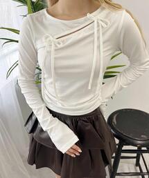 PHILLY | 【PHILLY】カットアウトWリボンロンT(Tシャツ/カットソー)