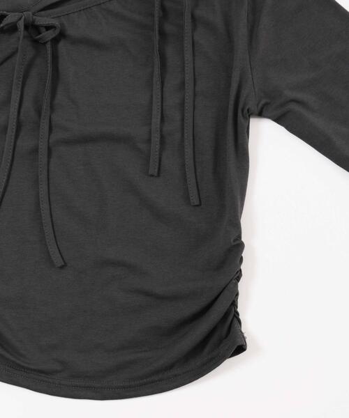 PHILLY（フィリー）の「【PHILLY】カットアウトWリボンロンT（Tシャツ/カットソー・レディース・ピンク/ホワイト/スミクロ・FREE）」の21枚目の写真